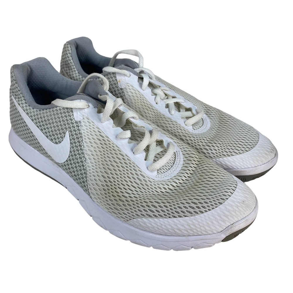 Nike Flex Womens SZ 9.5 Experience RN 6 881805 100 White Wolf Sneakers Running